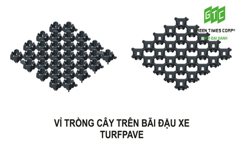TurfPave - vỉ trồng cỏ trên bãi đậu xe | hoala.vn