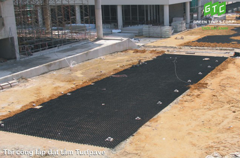 TurfPave - vỉ trồng cỏ trên bãi đậu xe | hoala.vn