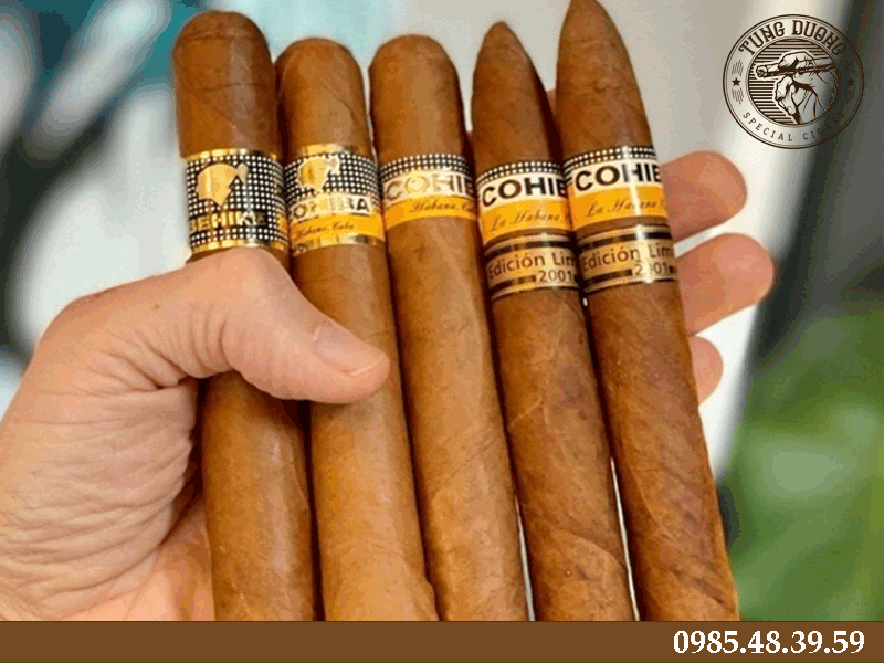 Xì gà Cohiba - Sản phẩm làm từ hương vị đặc biệt của cây xì gà 8 Xì gà Cohiba