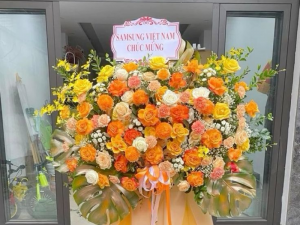 50+ lẵng hoa chúc mừng khai trương hồng phát đẹp