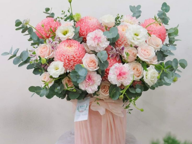50+ lẵng hoa chúc mừng khai trương hồng phát đẹp
