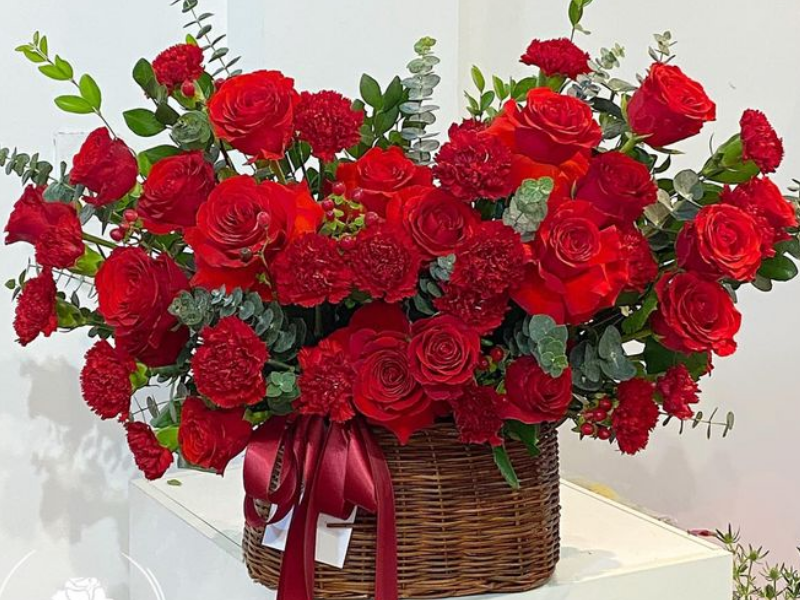50+ lẵng hoa chúc mừng khai trương hồng phát đẹp
