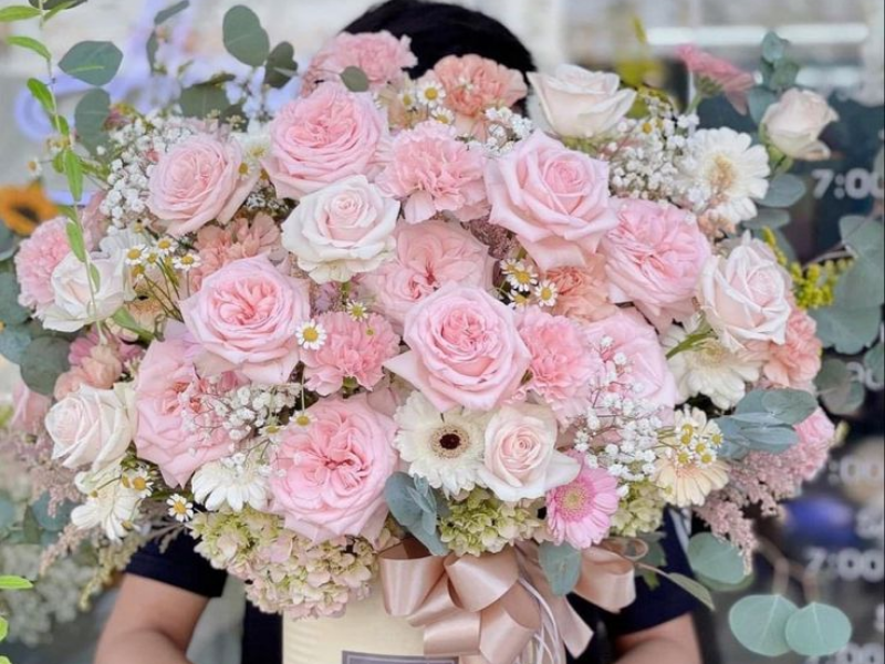 50+ lẵng hoa chúc mừng khai trương hồng phát đẹp
