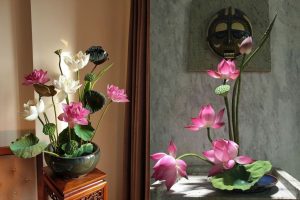 Cách cắm hoa sen đẹp mắt nhất 2024