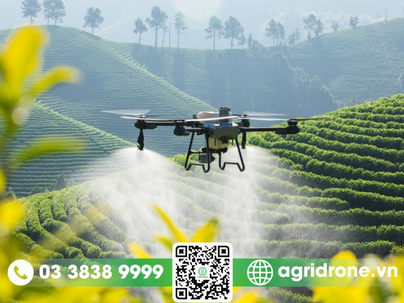AgriDrone review máy bay phun thuốc DJI T25 mới nhất 7 Máy bay phun thuốc