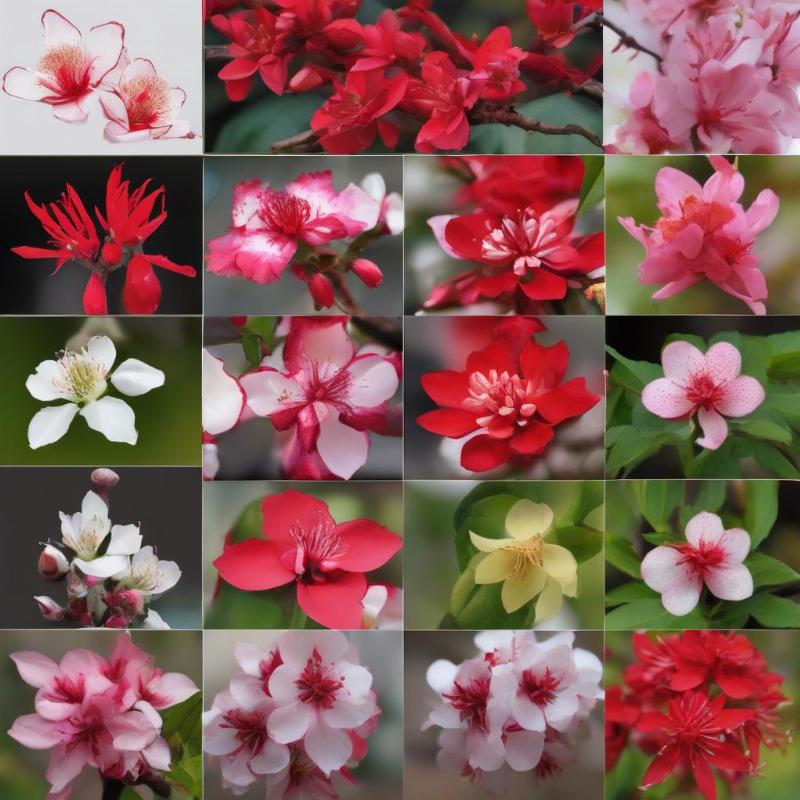 Các loại mai đỏ phổ biến