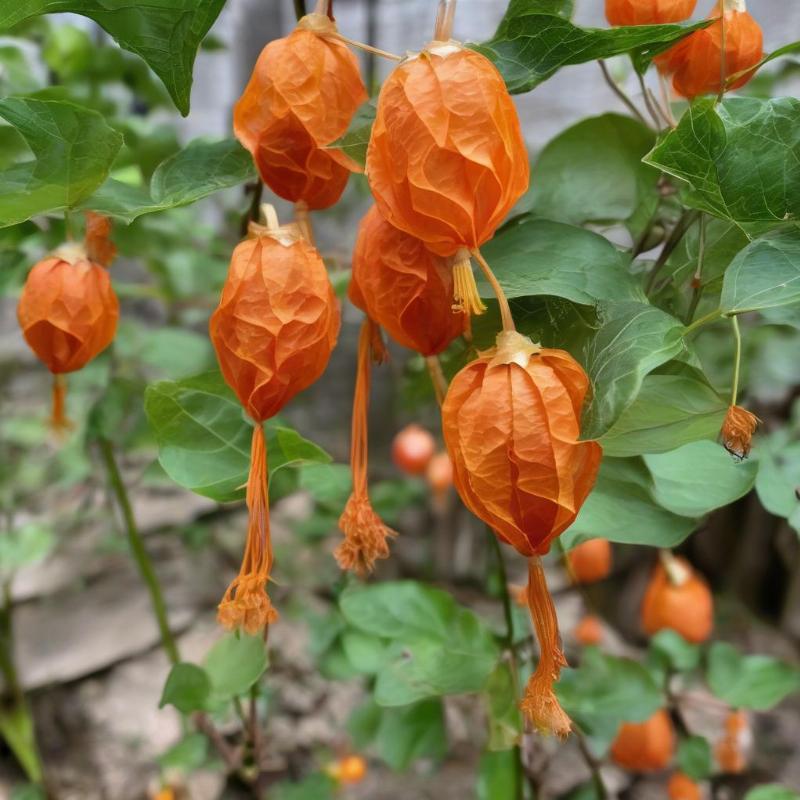 Ý nghĩa hoa lồng đèn 8 Hình ảnh hoa lồng đèn trong vườn