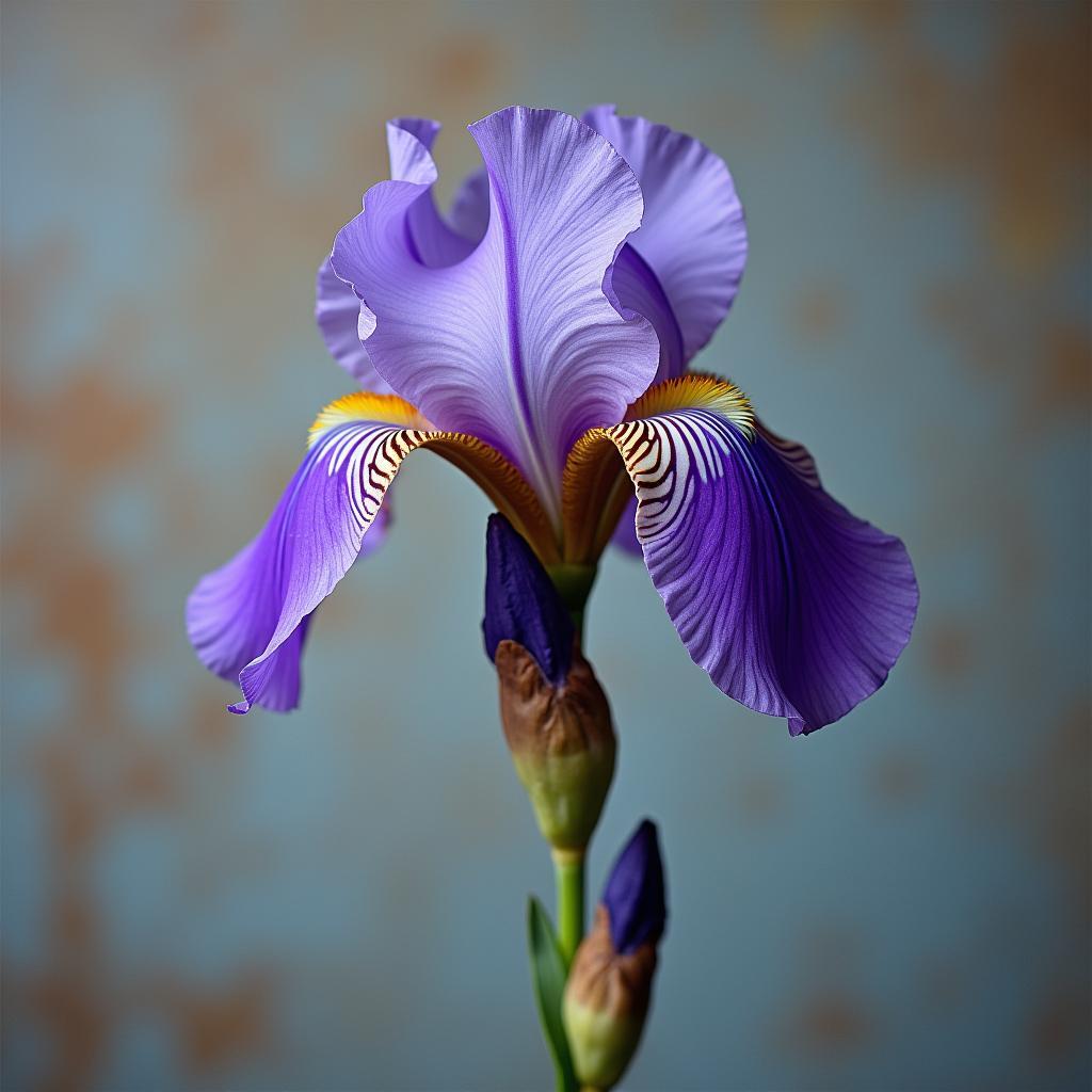 Hoa dien vy voi hinh dang canh hoa dac trung, mot bieu tuong sau sac trong nhieu nen van hoa va lich su.