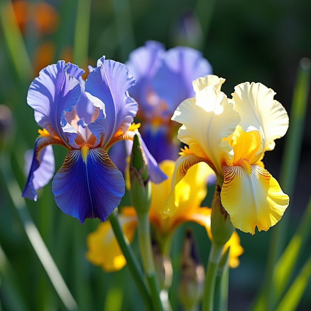 Hinh anh hoa dien vy da sac, bieu tuong cho hy vong, tri tue va ve dep quy phai trong doi song.