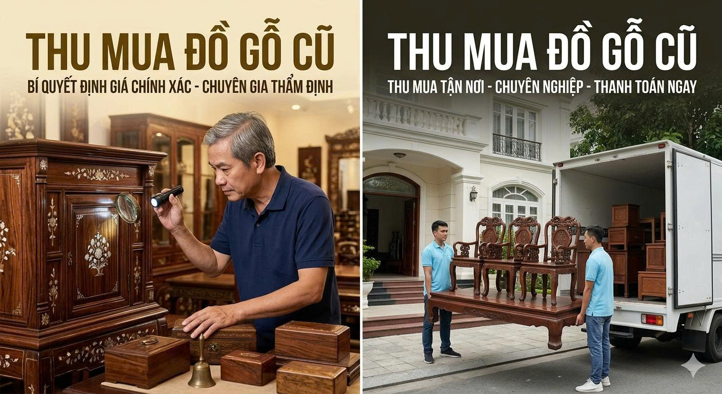 Cẩm Nang Định Giá Và Thanh Lý Đồ Gỗ Cũ: Những Điều Chủ Nhà Cần Biết 2 dich vu thu mua do go cu 1